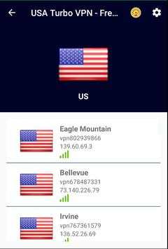 USA Turbo VPN - Free Proxy VPN screenshot 3
