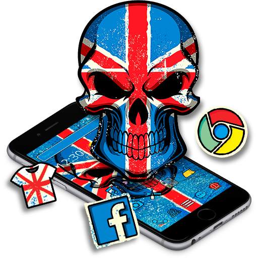 Union Jack Flag Skull Theme 1.1.5