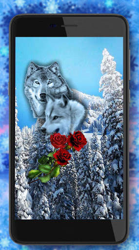 Rose and Wolf Live Wallpaper screenshot 6
