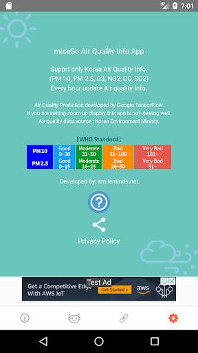 miseGo - Air Quality Info in Korea. screenshot 8