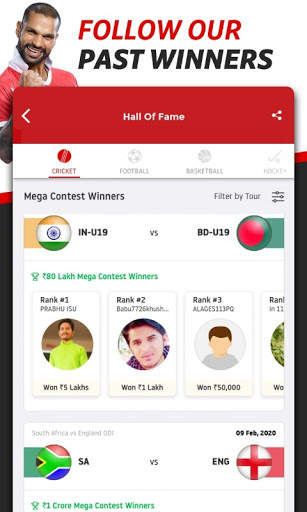 Dream11 App - Predictions Free Dream Team Guide screenshot 1