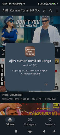 Ajith Kumar Tamil Hit Songs screenshot 7