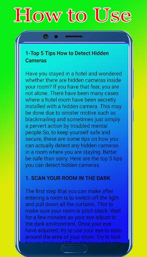 Hidden Camera Detector :Electronic Device Finder screenshot 5