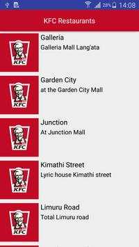 KFC Kenya App screenshot 1