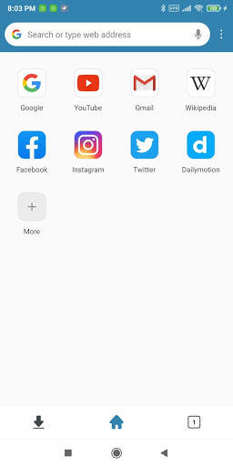 Pie Browser screenshot 2