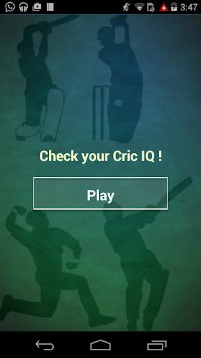 Cricket Quiz screenshot 1