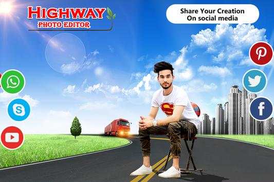 Highway Photo Editor 3 تصوير الشاشة