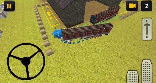 Log Truck Simulator 3D: Trailer Parking screenshot 3