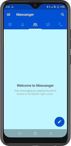 Indian messenger screenshot 1