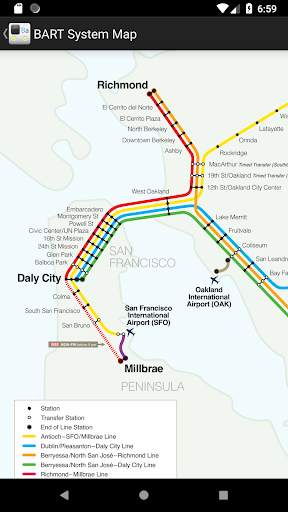 BART App screenshot 5