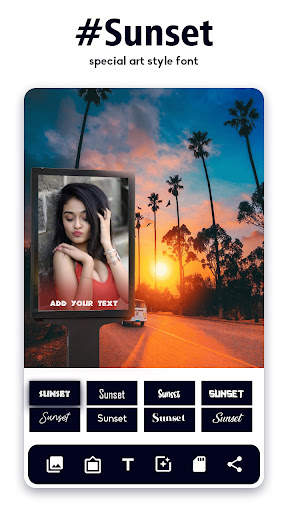 Sunset Photo Editor 4 تصوير الشاشة