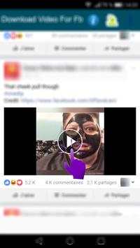 تحميل فيديوهات من فايسبوك 2018 screenshot 2