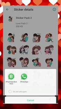 WAStickerApps - Love Stickers Pack for Whatsapp screenshot 2