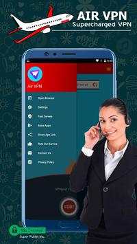 Air VPN - Unlimited Free VPN & Fast VPN Proxy screenshot 4