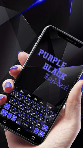 Purple Black Business Keyboard screenshot 1