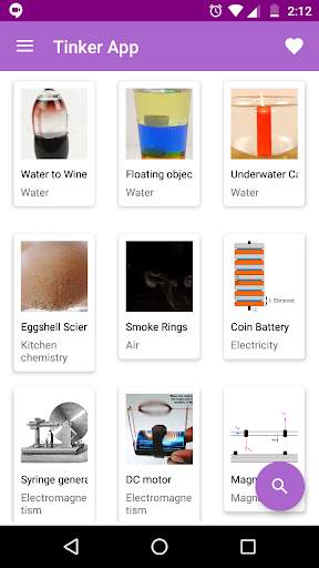 TinkerApp Science Projects 2 تصوير الشاشة