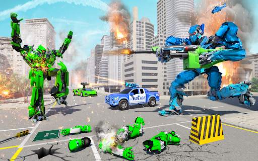 Multi Robot Car Transform War screenshot 1