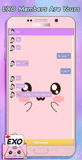 Exo Messenger! Chat Simulator screenshot 4