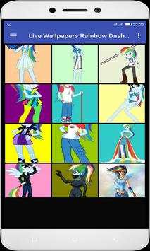 Live Wallpapers Rainbow Dash Styl screenshot 3