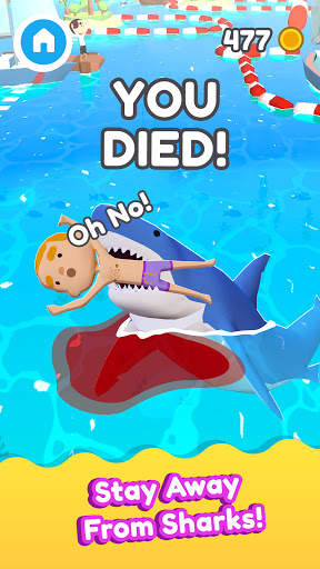 Shark Escape 3D - Swim Fast! screenshot 5