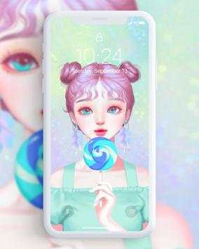 Cute Laurra Girl Wallpaper screenshot 9