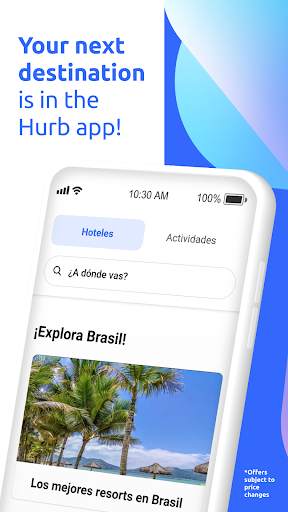 Hurb: Hotels, travel and more screenshot 1