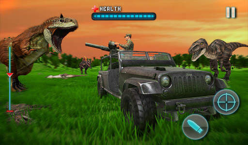 Wild Dinosaur Shooting Escape screenshot 7