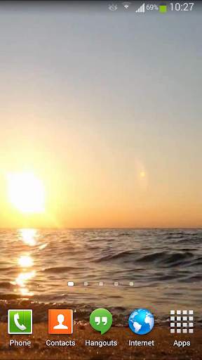 Sunset Ocean Live Wallpaper 5 screenshot 9