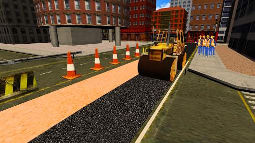 New York City Road Construction: construction game screenshot 2