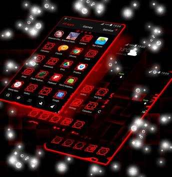 Red Launcher Theme screenshot 2