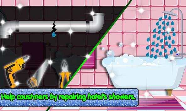 Hotel Manager : Room cleaning & Food Cooking game screenshot 5