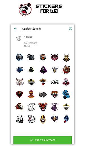 FF Stickers For WhatsApp Gaming & Esport screenshot 1