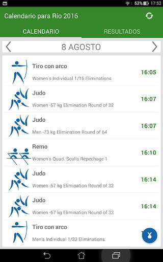 Calendario para Río 2016 screenshot 6