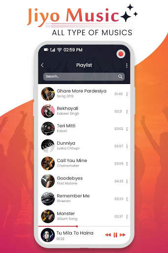 Set Jiyo Music Tune : Top New Caller Ringtone 2021 screenshot 2