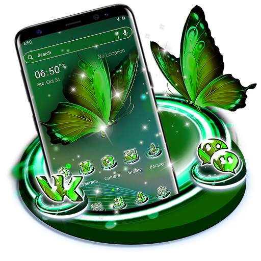 Green Butterfly Theme Launcher 1.0.1