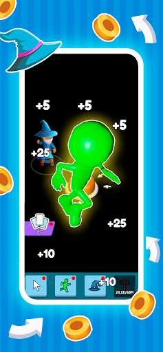 Green button: Press the Button screenshot 5