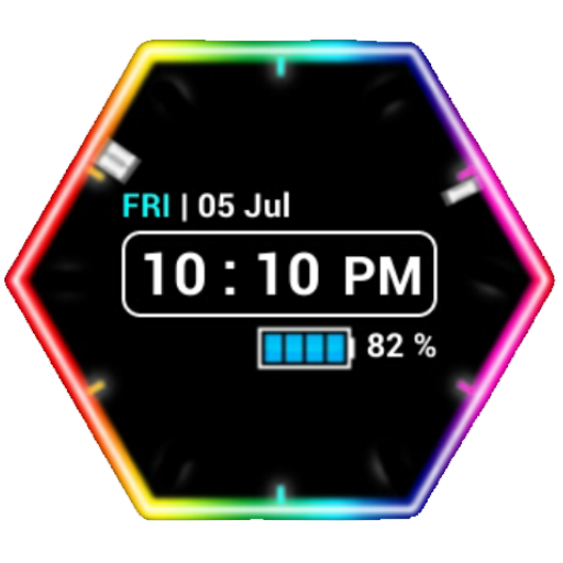 [Pro] Neon Clock icon