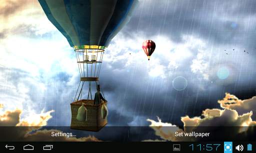 Hot Air Balloon 3d Wallpaper screenshot 7