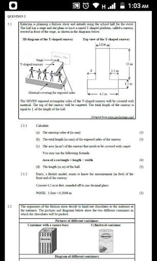 Grade 12 Mathematical Literacy Mobile Application screenshot 4