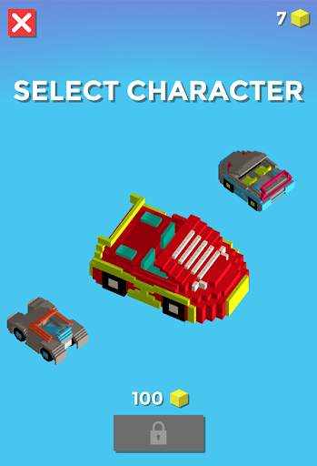 Blocky Car Racing : Traffic Racer 3D screenshot 5