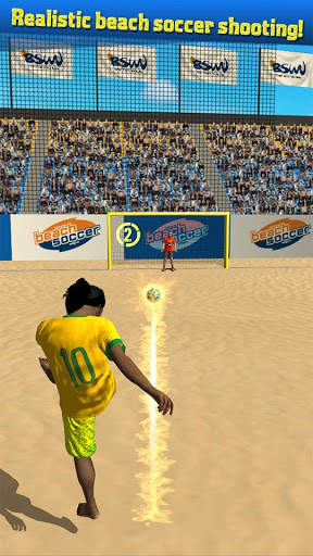 Beach Flick Soccer Shootout screenshot 3