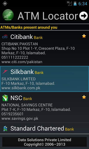 ATM Locator Pakistan screenshot 2