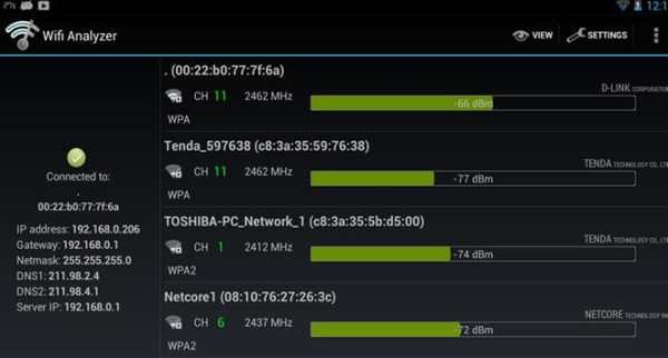 Wifi Analyzer Lite Tools App screenshot 2