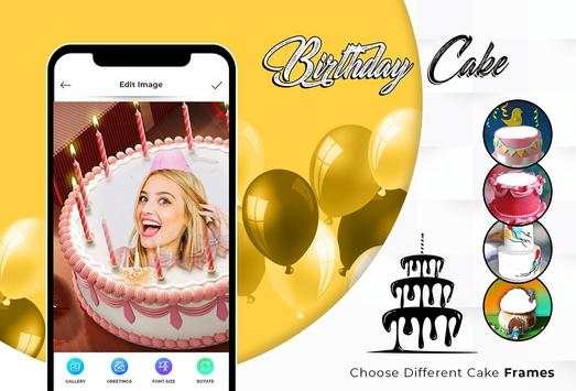 Name Photo On Birthday Cake screenshot 1