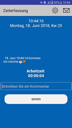 My Time Star - Zeiterfassung screenshot 1
