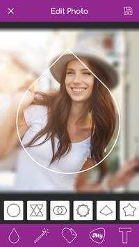 Geometry Shapes Camera : Pip majic Blur shape скриншот 1