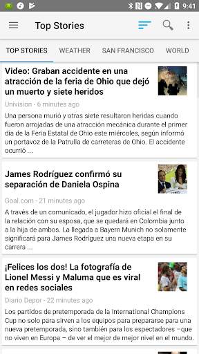 News Google Reader Pro screenshot 1
