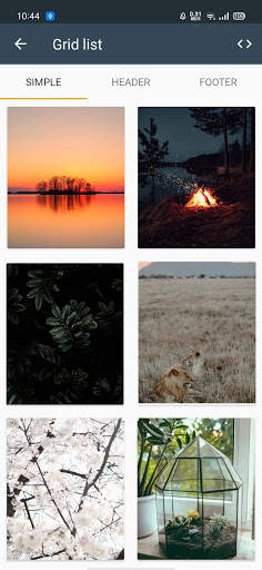 Material Gallery - Android Source Code screenshot 5