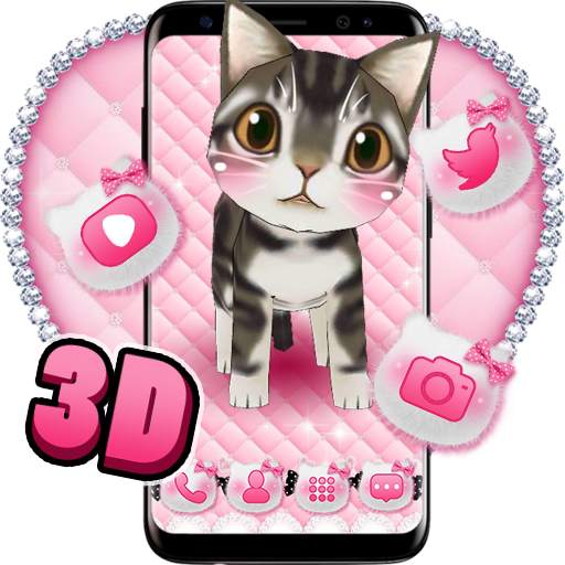 Cute kitty live wallpaper theme 1.1.6
