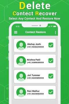 Recover deleted contacts скриншот 2